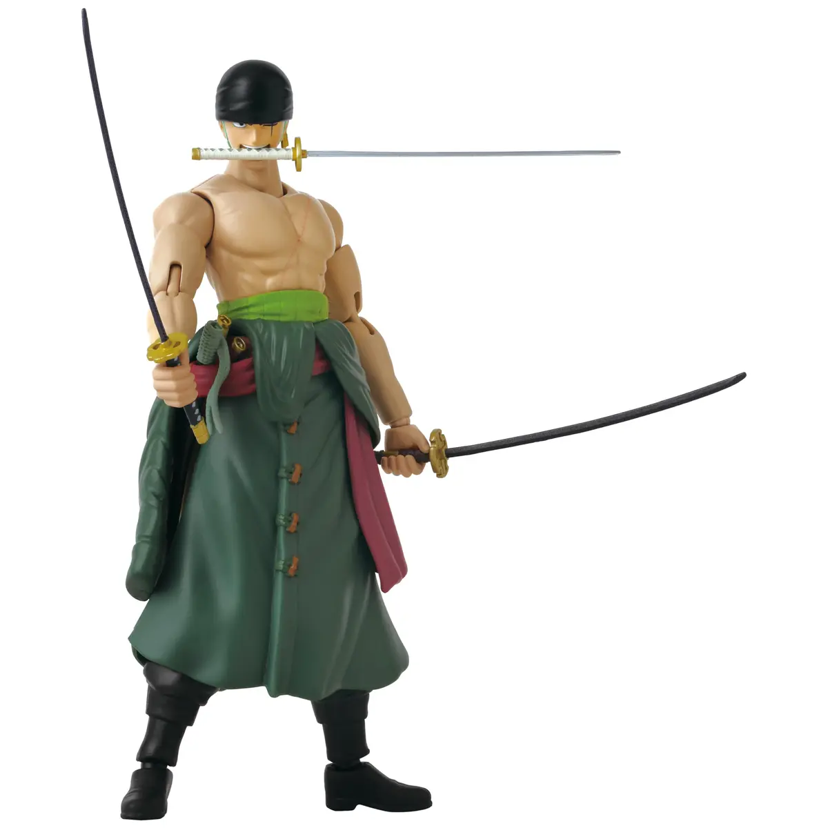ANIME HEROES One Piece Roronoa Zoro Three Sword Style Action Figure | 6.5 inch scale, Plastic, Glossy finish, for ages 4+ - view 2