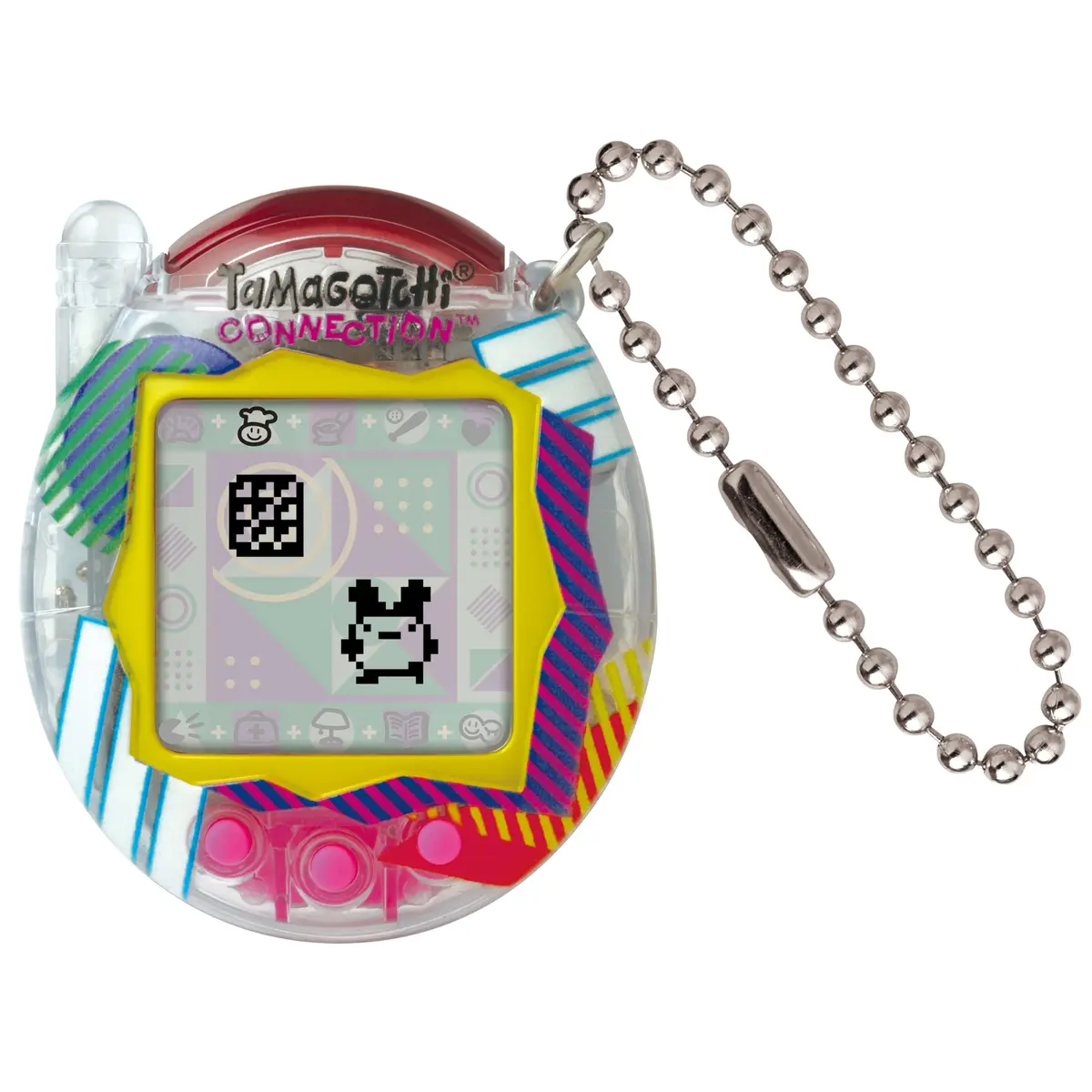 Tamagotchi Connection Virtual Pet Clear Retro | Interactive Electronic Toy for Kids 6+ - main product image
