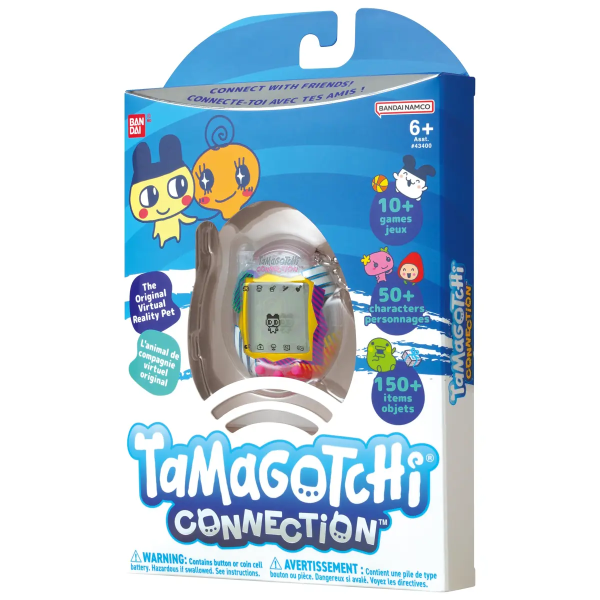 Tamagotchi Connection Virtual Pet Clear Retro | Interactive Electronic Toy for Kids 6+ - view 5