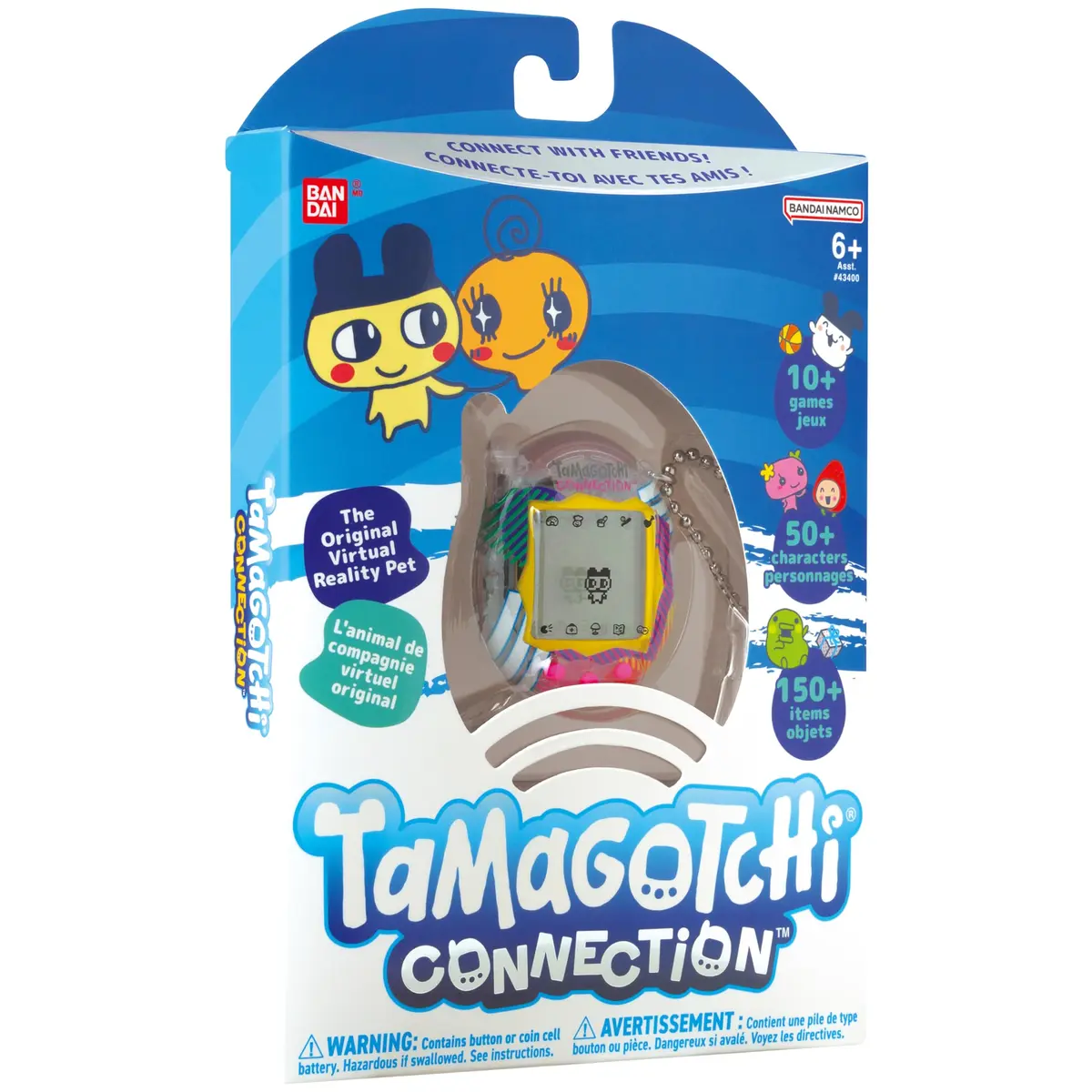 Tamagotchi Connection Virtual Pet Clear Retro | Interactive Electronic Toy for Kids 6+ - view 6