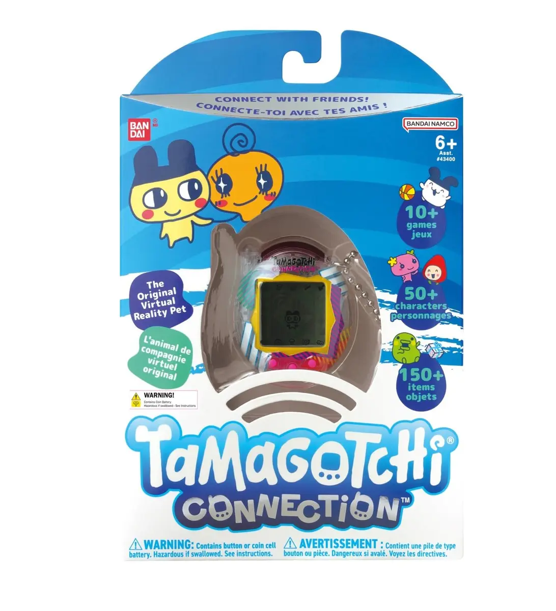 Tamagotchi Connection Virtual Pet Clear Retro | Interactive Electronic Toy for Kids 6+ - view 9