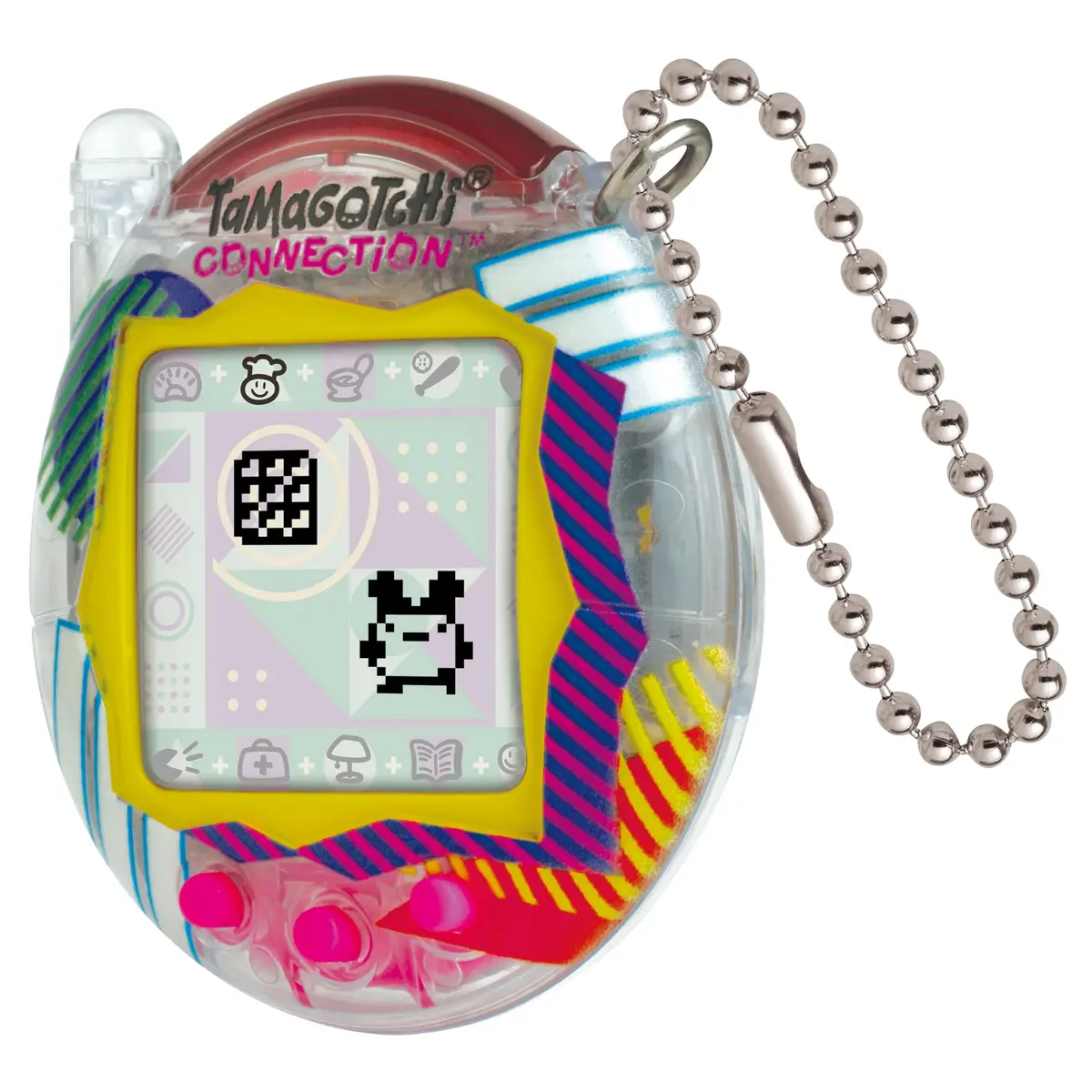 Tamagotchi Connection Virtual Pet Clear Retro | Interactive Electronic Toy for Kids 6+ - view 2