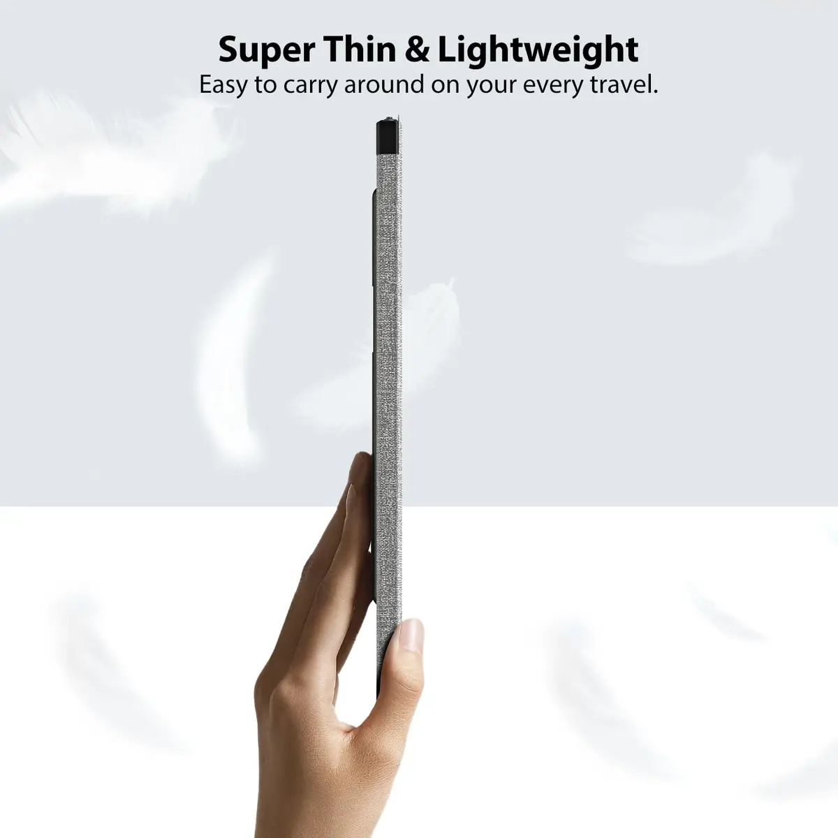 TiMOVO Case for Remarkable 2 10.3" 2020 with Pen Slot, Gray | Lightweight Hard Back Shell, Protective Book Folio Cover - view 6