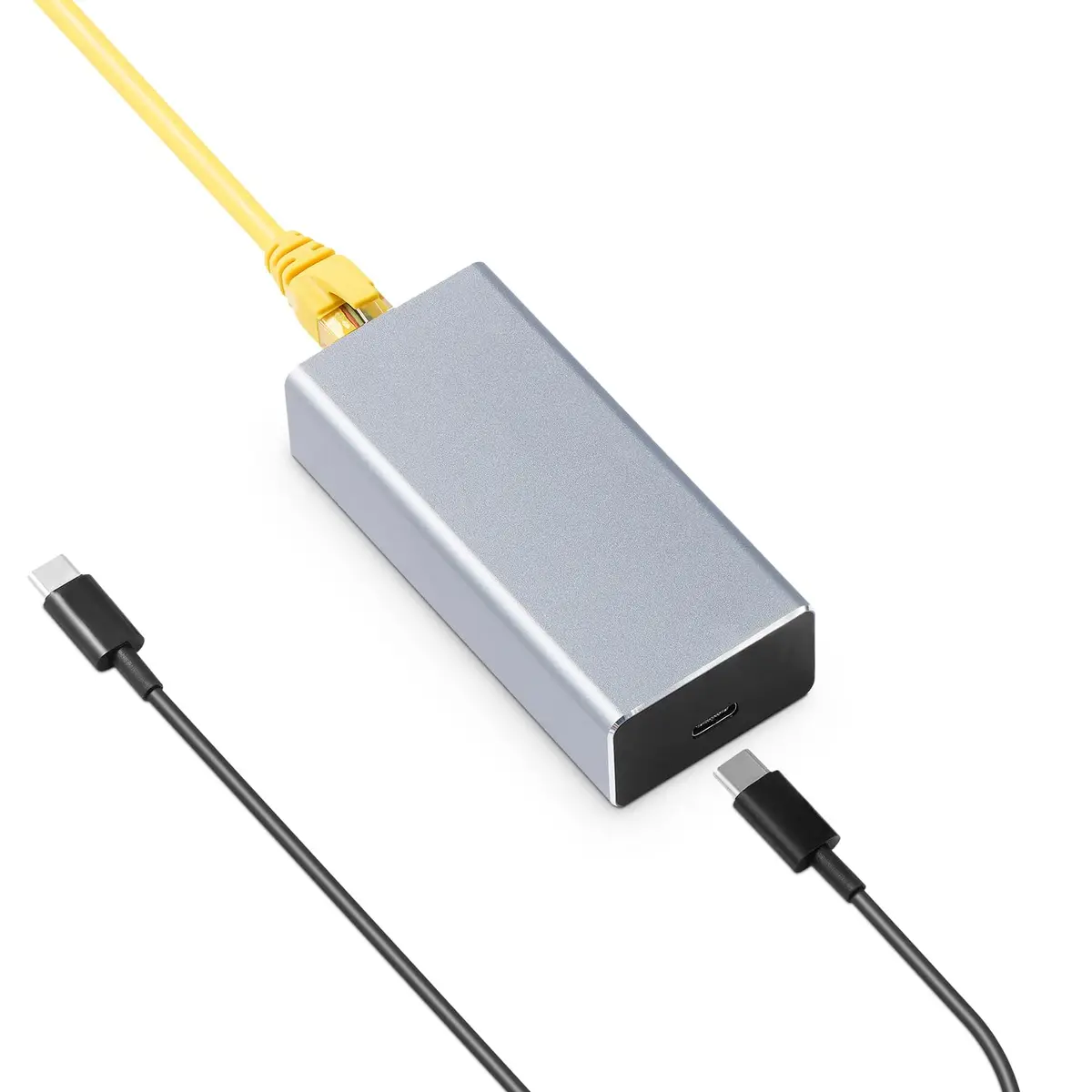 MokerLink PoE to Type-C Converter 100Mbps | 5V/3A or 9V/2.22A PD Output with Ethernet - main product image