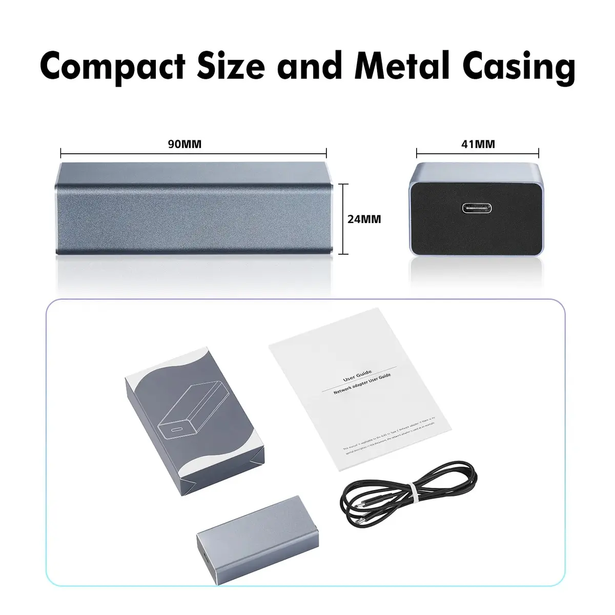 MokerLink PoE to Type-C Converter 100Mbps | 5V/3A or 9V/2.22A PD Output with Ethernet - view 7