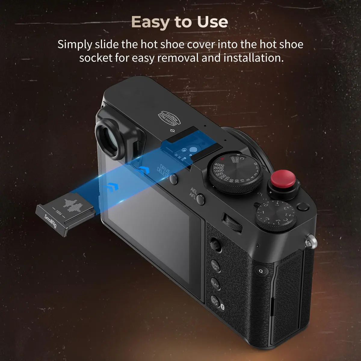 SMALLRIG Hot Shoe Cover for FUJIFILM Cameras Black | Protects Hot Shoe from Scratches - view 5