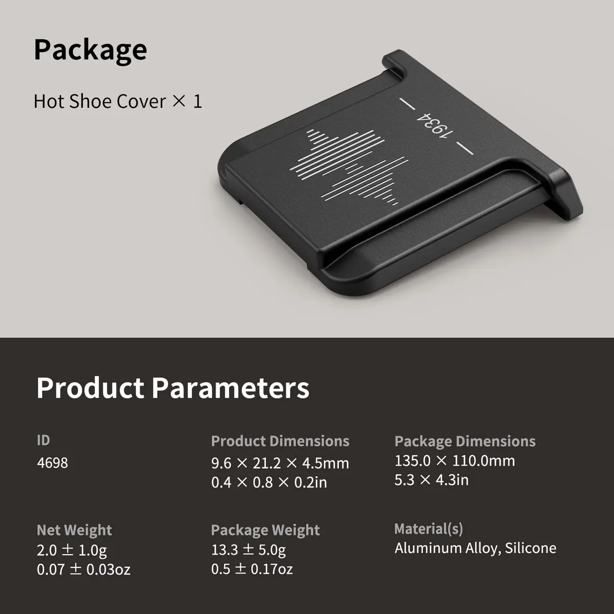 SMALLRIG Hot Shoe Cover for FUJIFILM Cameras Black | Protects Hot Shoe from Scratches - view 7