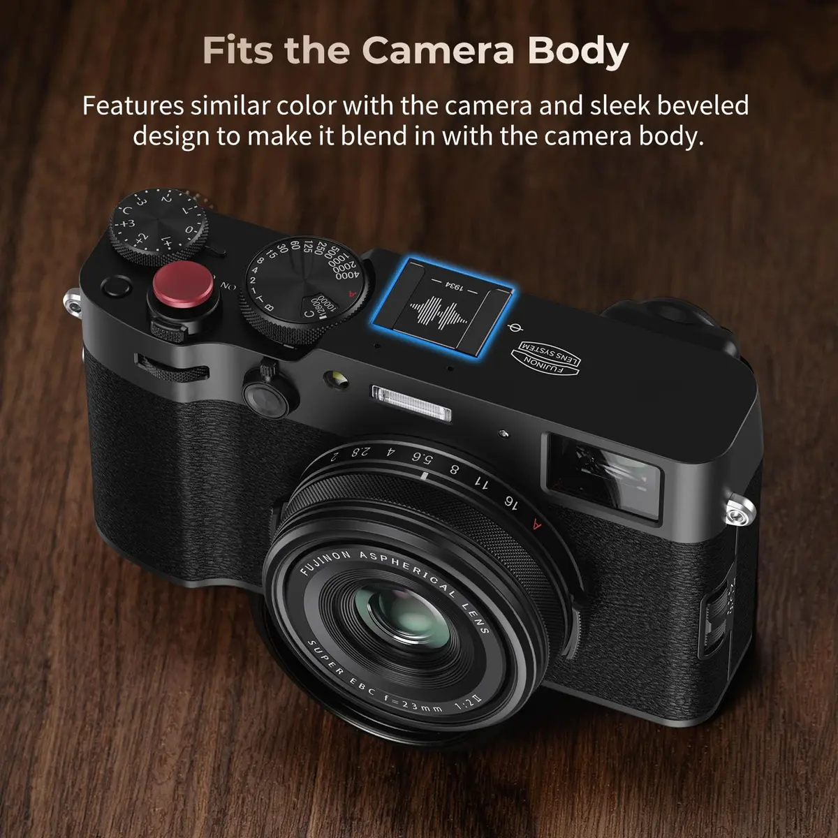 SMALLRIG Hot Shoe Cover for FUJIFILM Cameras Black | Protects Hot Shoe from Scratches - view 3