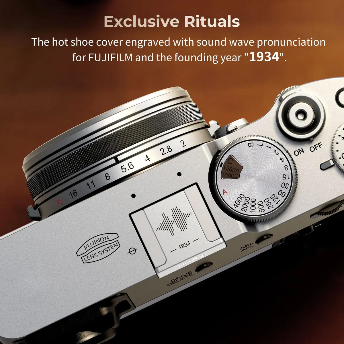 SmallRig Hot Shoe Cover for FUJIFILM Cameras (Silver) | Protects Hot Shoe, Anodized Aluminum Alloy - view 6