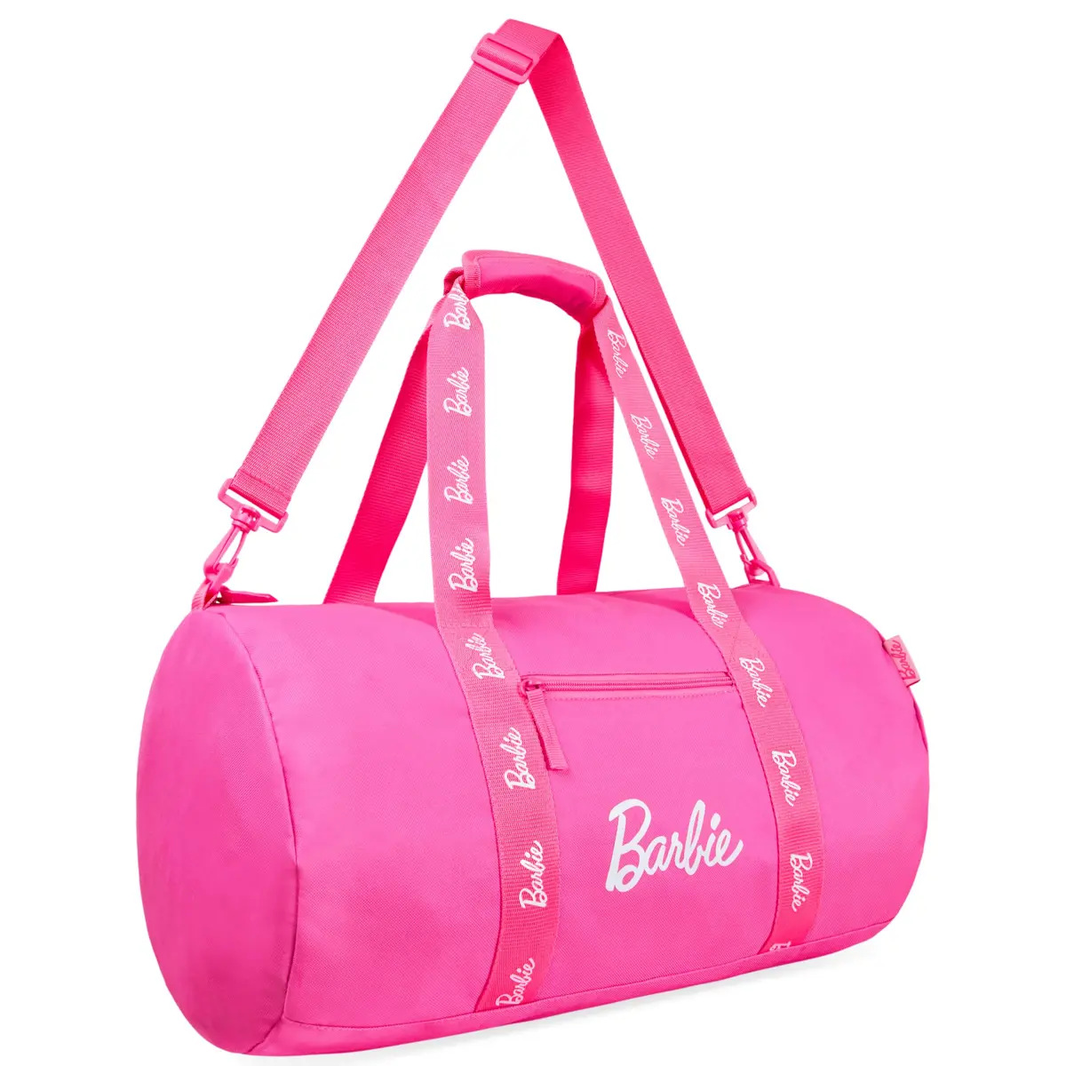 Barbie Duffle Bag Sports Kids Teens Women Dance or Gym Bag Durable Overnight Weekend Bag Travel Holiday with Zipped Pockets - main product image