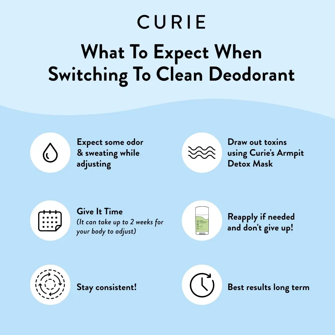 Curie Natural Deodorant for Women - Orange Neroli + White Tea | Aluminum Free, Vegan, Paraben Free, 2pk - view 4