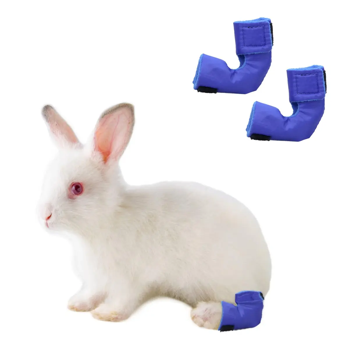 vomvomp Water Resistant Rabbit Hock Socks for Sore Hocks & Wound Relief | Waterproof, Extra Small - main product image