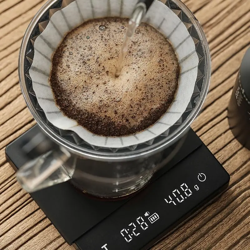 MHW-3BOMBER Black 0.1g Espresso Scale with Timer & Rechargeable Battery | 2000g Capacity - view 7
