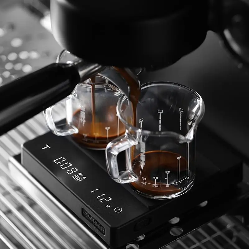 MHW-3BOMBER Black 0.1g Espresso Scale with Timer & Rechargeable Battery | 2000g Capacity - view 9