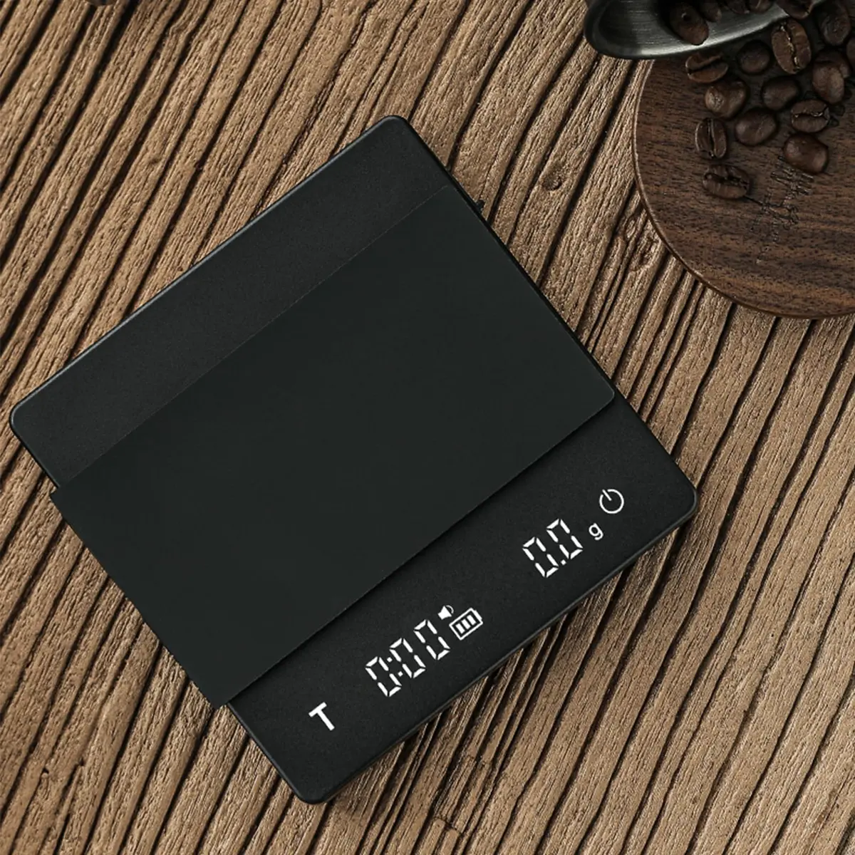 MHW-3BOMBER Black 0.1g Espresso Scale with Timer & Rechargeable Battery | 2000g Capacity - view 11
