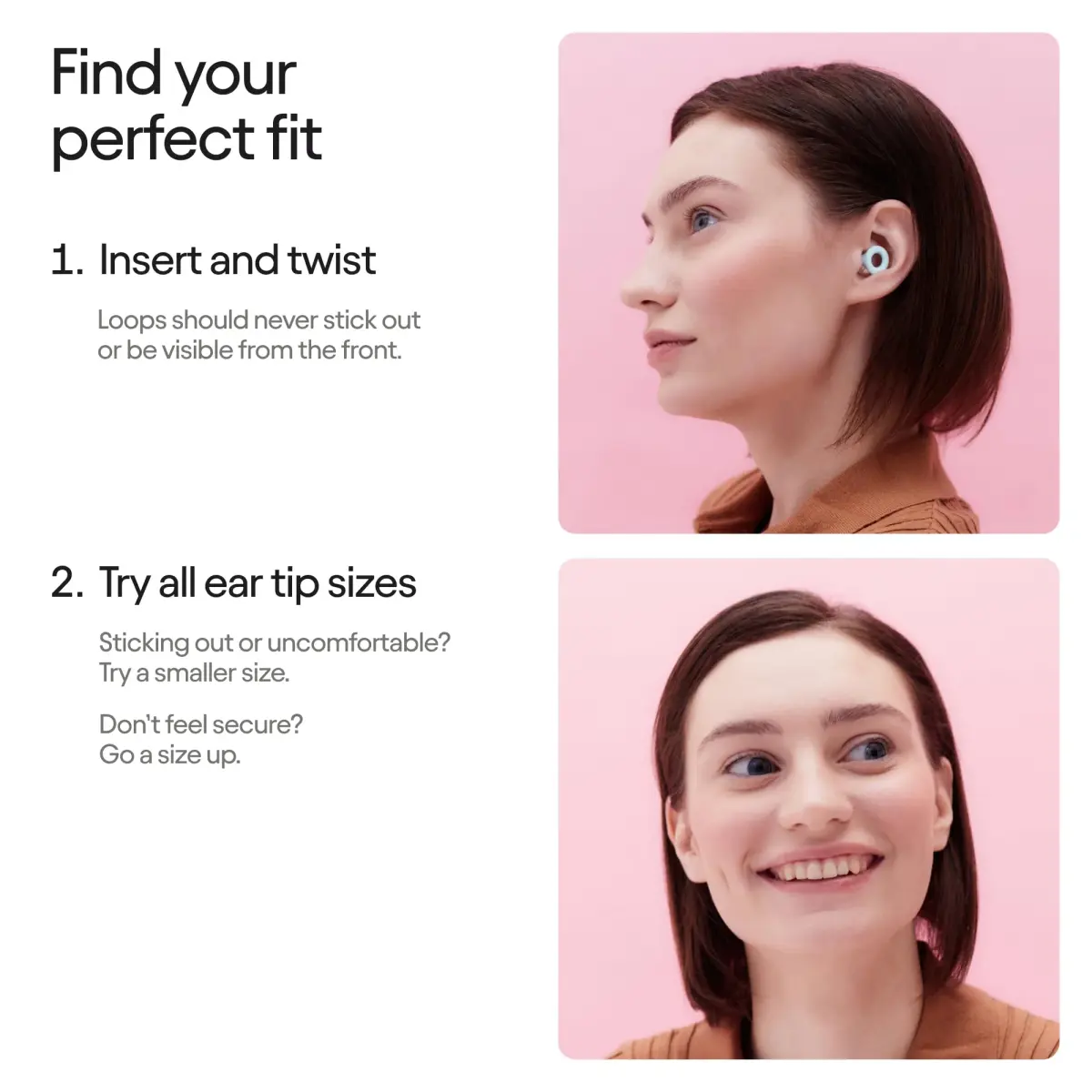 Loop Quiet 2 Ear Plugs - 24dB SNR Noise Reduction, Reusable Silicone Hearing Protection | Comfortable Fit for Sleep & Focus - view 6