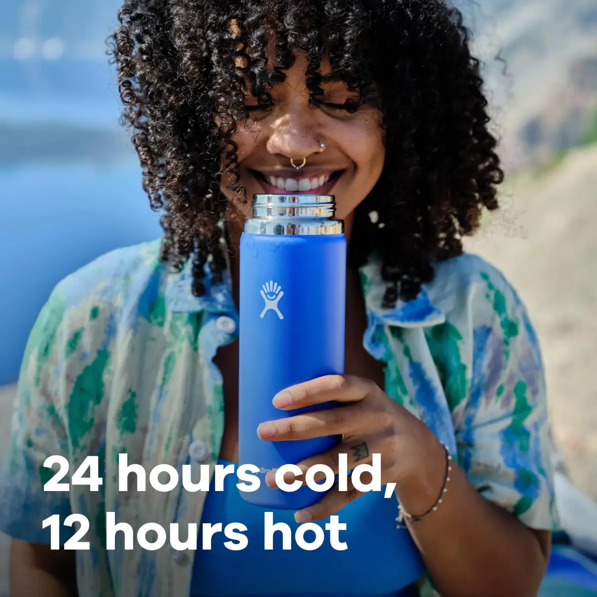 Hydro Flask 32 Oz Moonshadow Wide Mouth Water Bottle | Insulated Stainless Steel, Leakproof - view 3