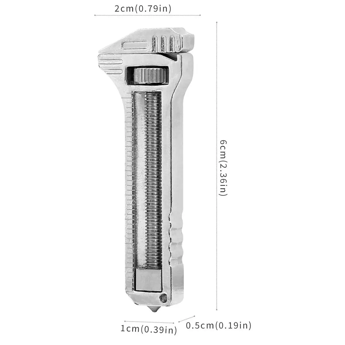 ORLUK Compact Titanium Multitool - Mini Wrench, Bottle Opener, Caliper | Portable & Multifunctional - view 5