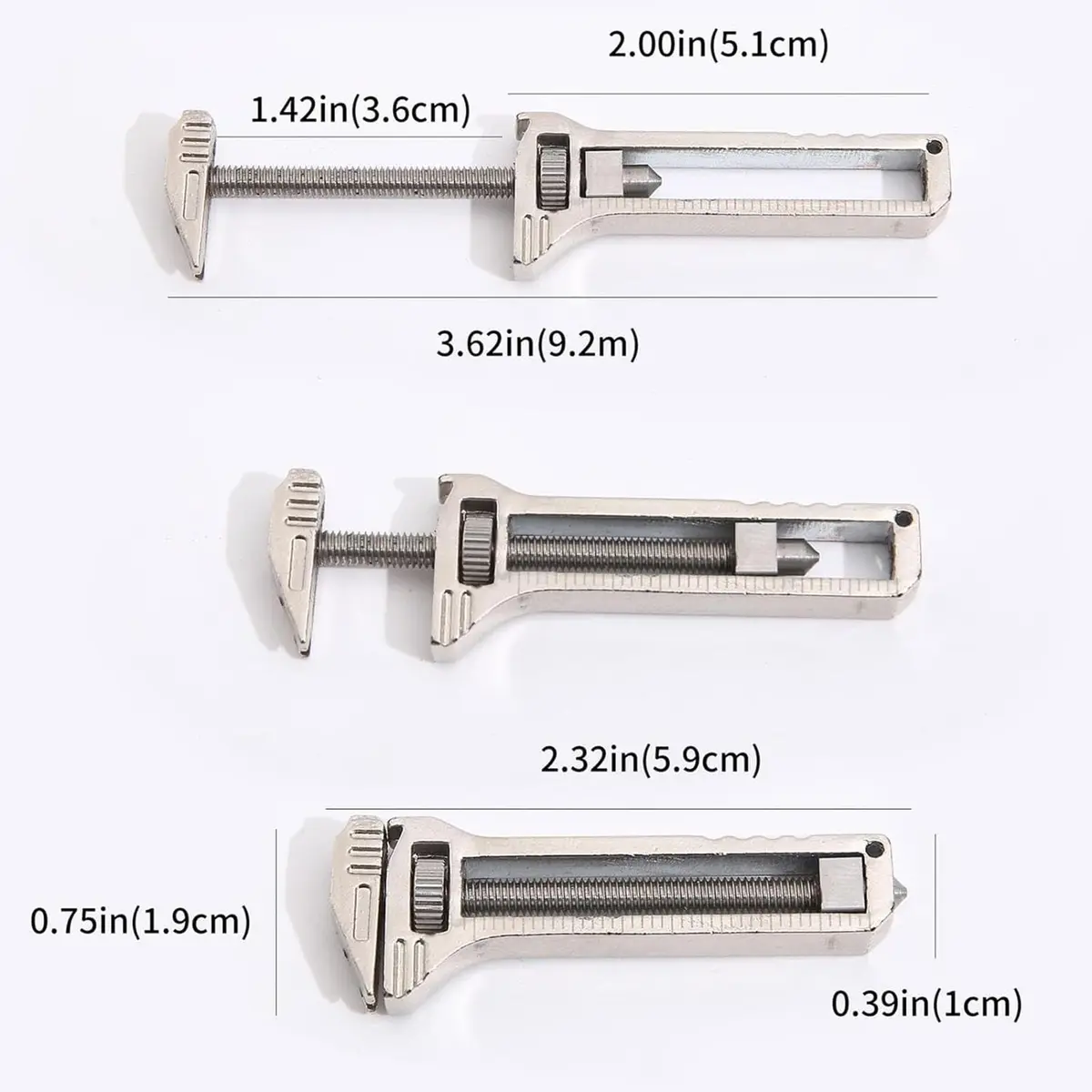 ORLUK Compact Titanium Multitool - Mini Wrench, Bottle Opener, Caliper | Portable & Multifunctional - view 8