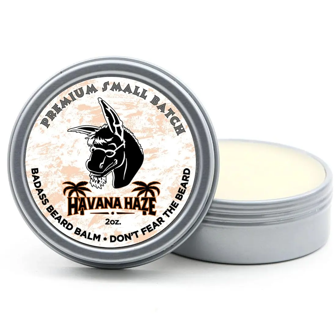 Badass Beard Care Beard Balm - The Havana Haze, 2 Ounce | All Natural Ingredients, Promotes Healthy Beard & Skin - view 4