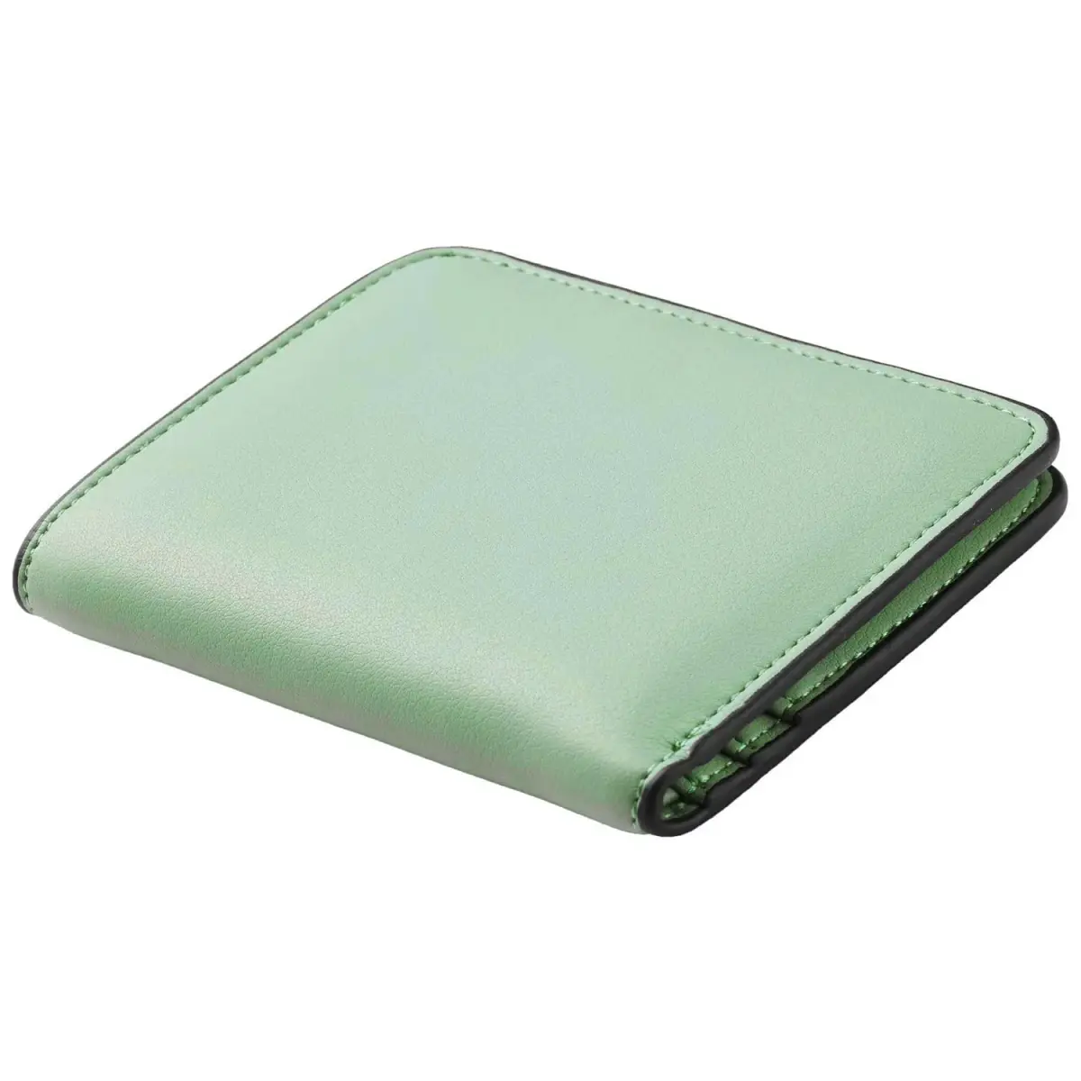 Toughergun Women's Slim Leather Wallet - Matcha Green | RFID Protection, Compact Bifold Mini Purse - view 4