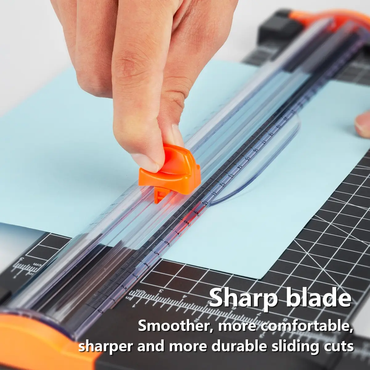 WORKLION Paper Cutter Replacement Blade for Paper, Cardstock, Photo, Vinyl | Safeguard Design, 6 Pack - view 3