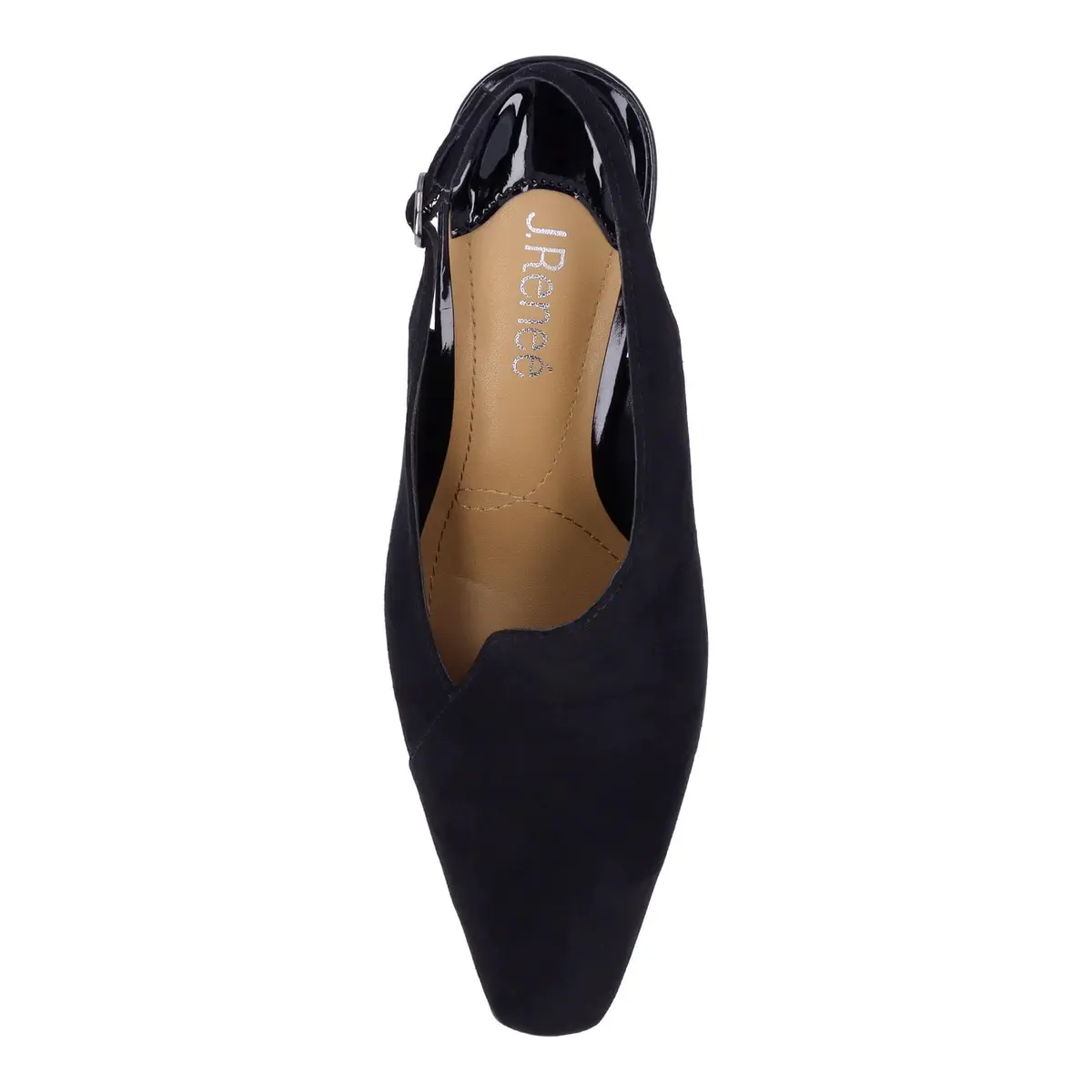 J.Reneé Prissy Black Women's Pump Shoes 10.5 Wide | Elegant Dress Pump with Memory Foam (70-120c) - view 2