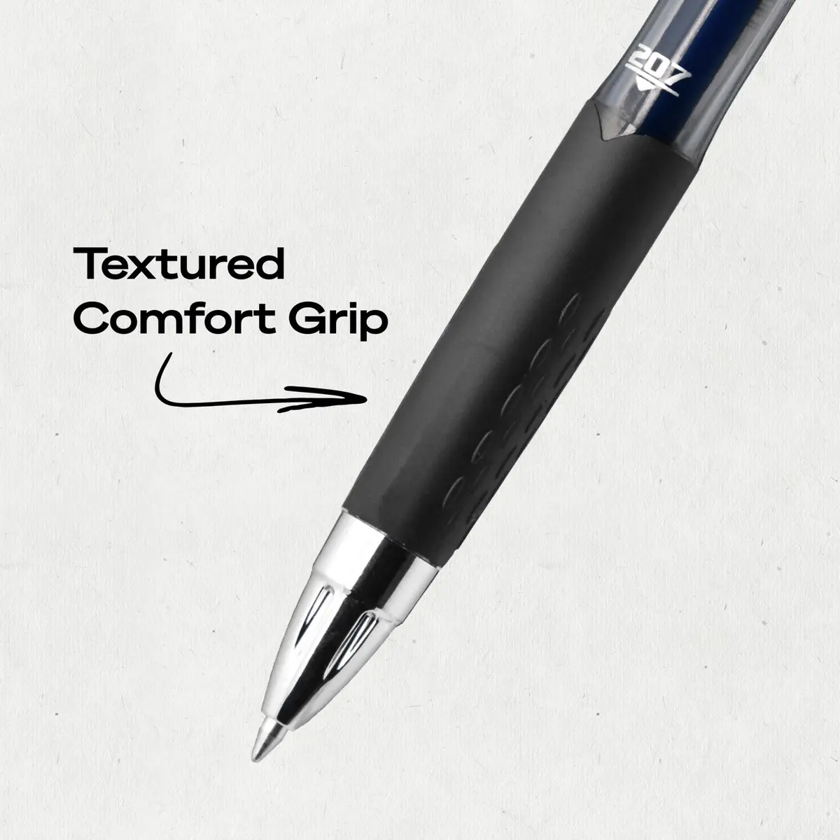 Uni-Ball Signo 207 Retractable Gel Pens, Blue Ink, 0.7mm Medium Point, 5 Count | Smooth Writing, Fraud-Resistant, uni Super Ink™ - view 4