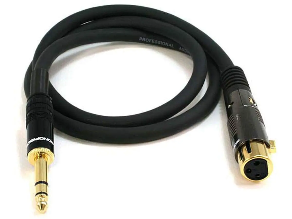 Monoprice Premier Series XLR to 1/4-Inch TRS Audio Cables 4.57 m (15 Ft) | Balanced Pro Audio Signal Transmission - view 5