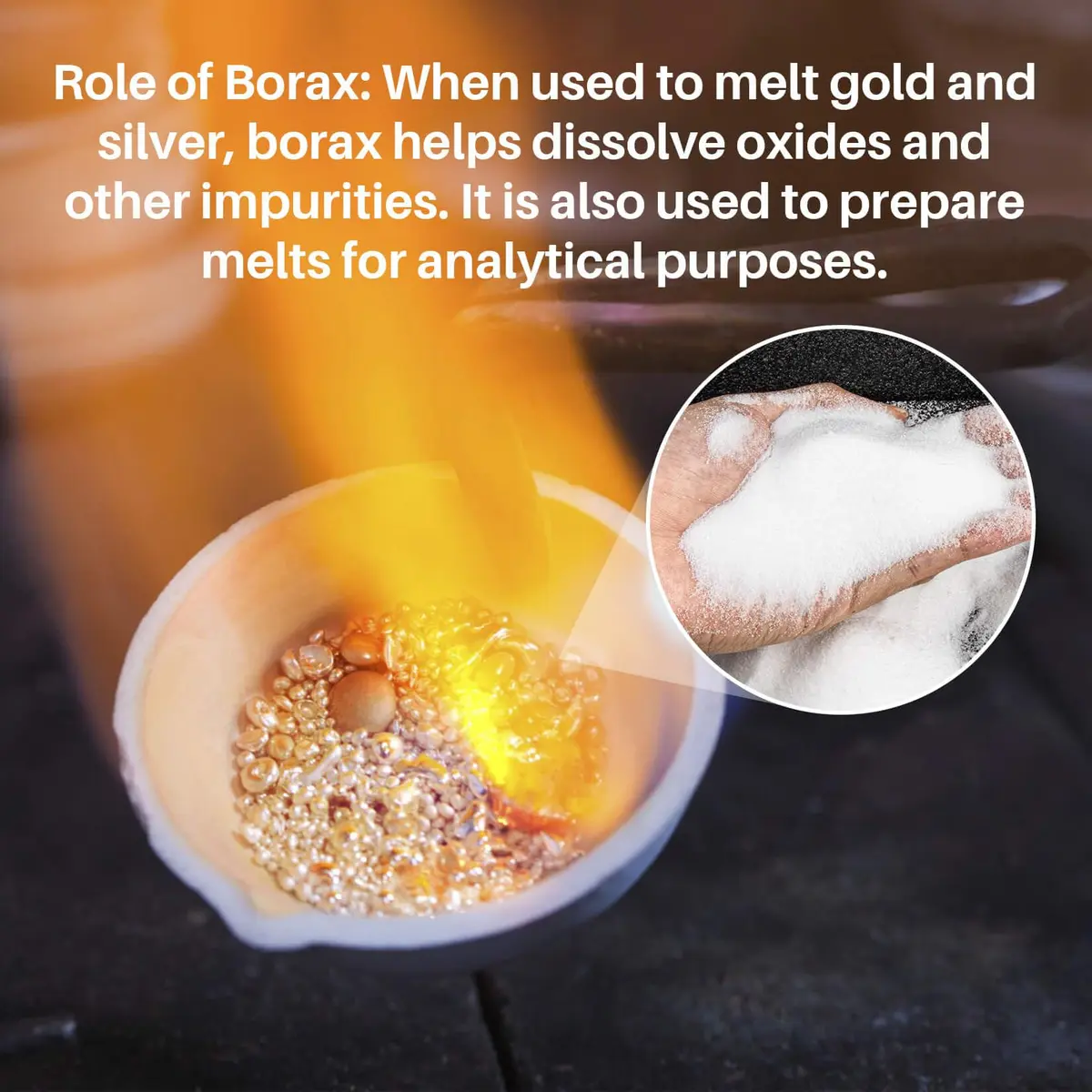 MAQIHAN Borax Flux 7.4oz | Metal Melting & Jewelry Casting Flux for Professionals - view 2