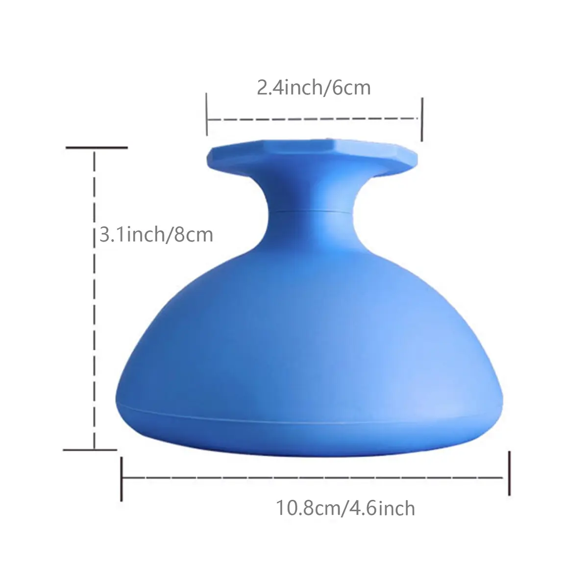 Clobeau Palm Chest Percussion Cup for Adults & Kids | 10.7 cm (4.2 Inch) Dia. x 8 cm (3.1 Inch) Ht - view 3