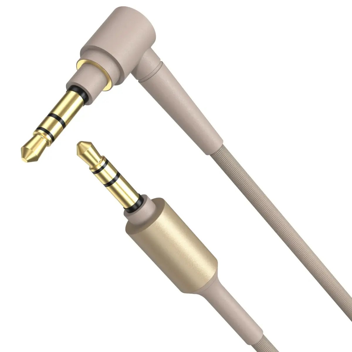 Toeasor Gold Replacement Audio Cable Cord Aux Wire 1.5m (4.9ft) | Compatible with Sony WH-1000XM Series Headphones - main product image
