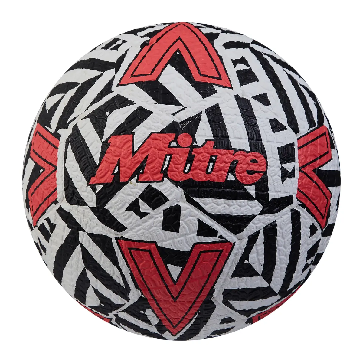 Mitre Recreation Soccer Ball 5 | Heavy-Duty Street Soccer Ball with 32-Panel Stitching - main product image