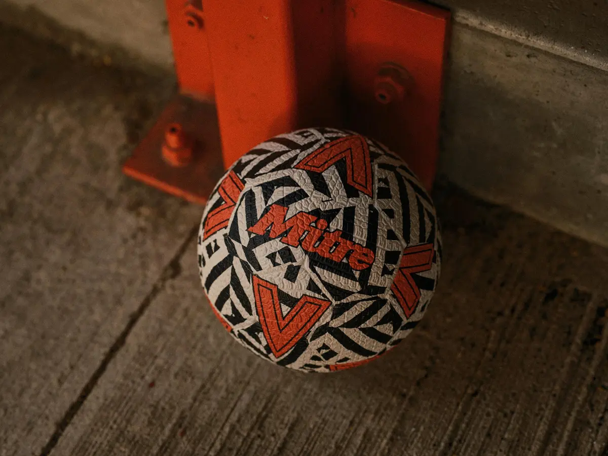 Mitre Recreation Soccer Ball 5 | Heavy-Duty Street Soccer Ball with 32-Panel Stitching - view 5