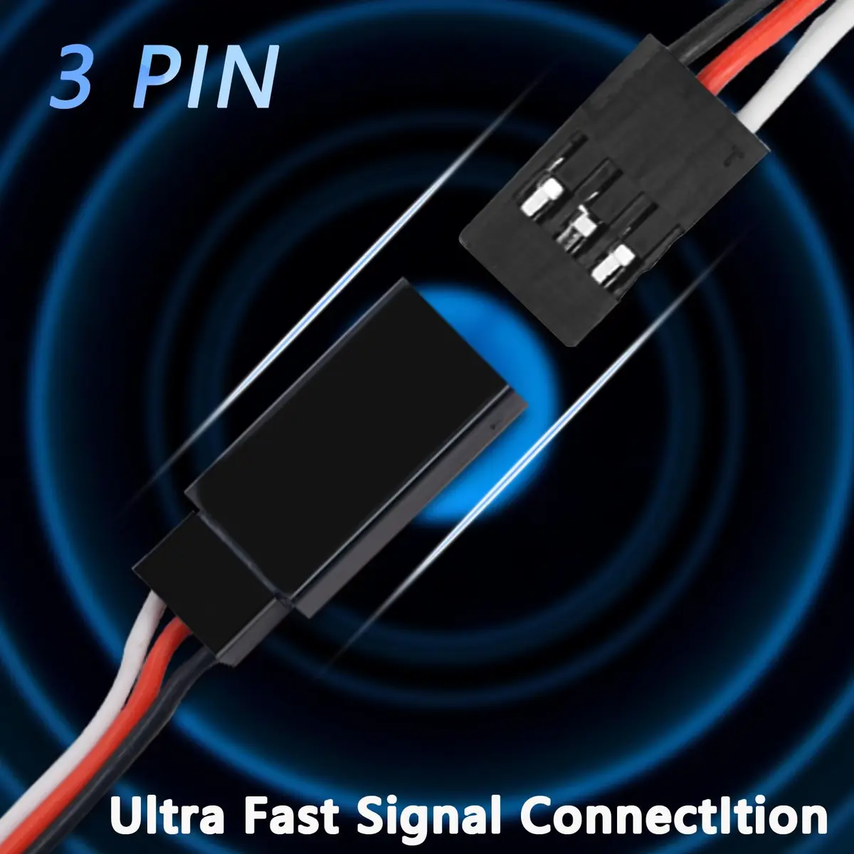 Abvsdu Servo Extension Cable 20 pcs | 5 Lengths, Female to Male Connectors, RC Control Parts - view 6