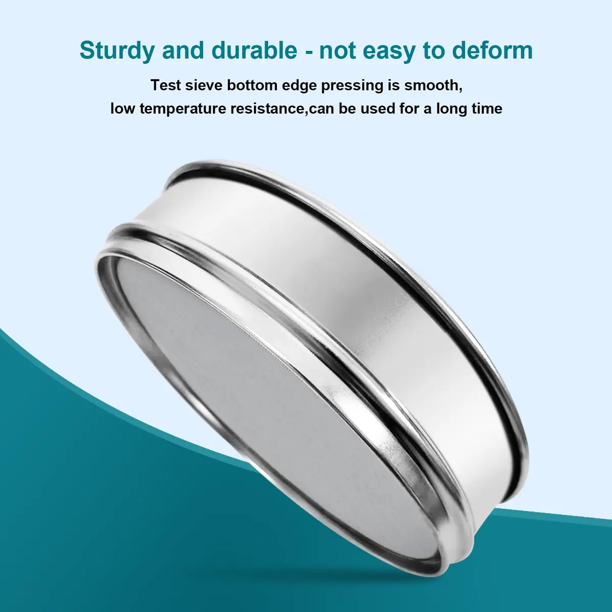 LVDALAB 7.9" (20cm) 304 Stainless Steel Lab Sieve, 500 Mesh (0.0308mm) for Fine Powder Testing - view 5
