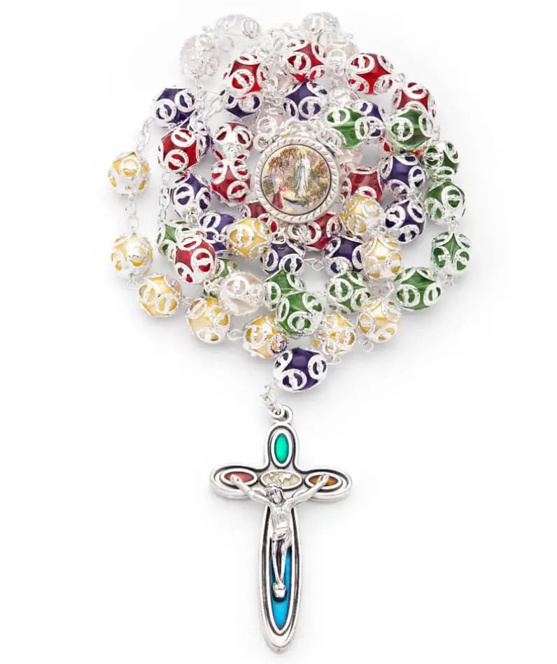 Mondo Cattolico Missionary Rosary Beads 64 cm (25.2 in) | Authentic Vatican-Sourced Prayer Tool - main product image