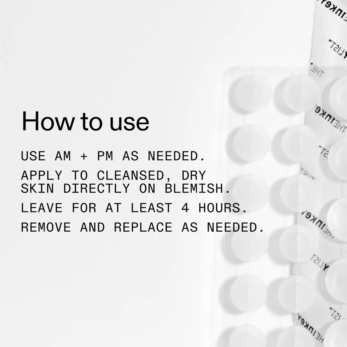 The INKEY List Hydrocolloid Invisible Pimple Patches 22 Pack | Fast-Acting, Seamless, All Skin Tones - view 6