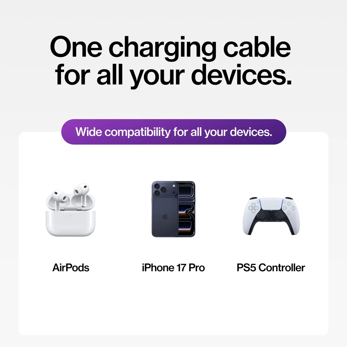 Statik MagStack Pro USB C to USB C Magnetic Charging Cable, 3ft, 100W, Tangle-Free Nylon Braided Design - view 5