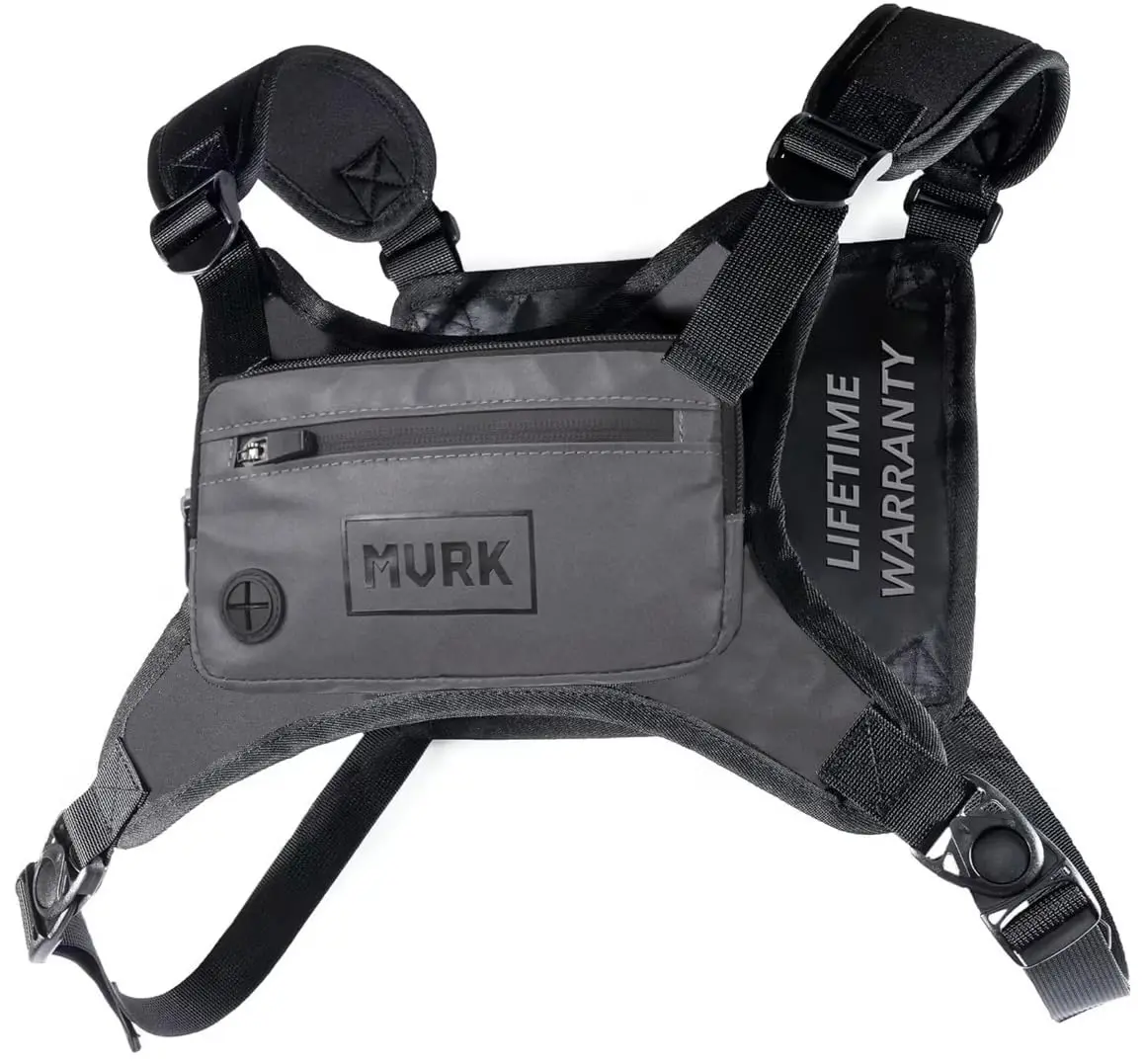 MVRK Water Resistant Running Vest Chest Pack | Reflective & Lightweight for Outdoor Training - main product image