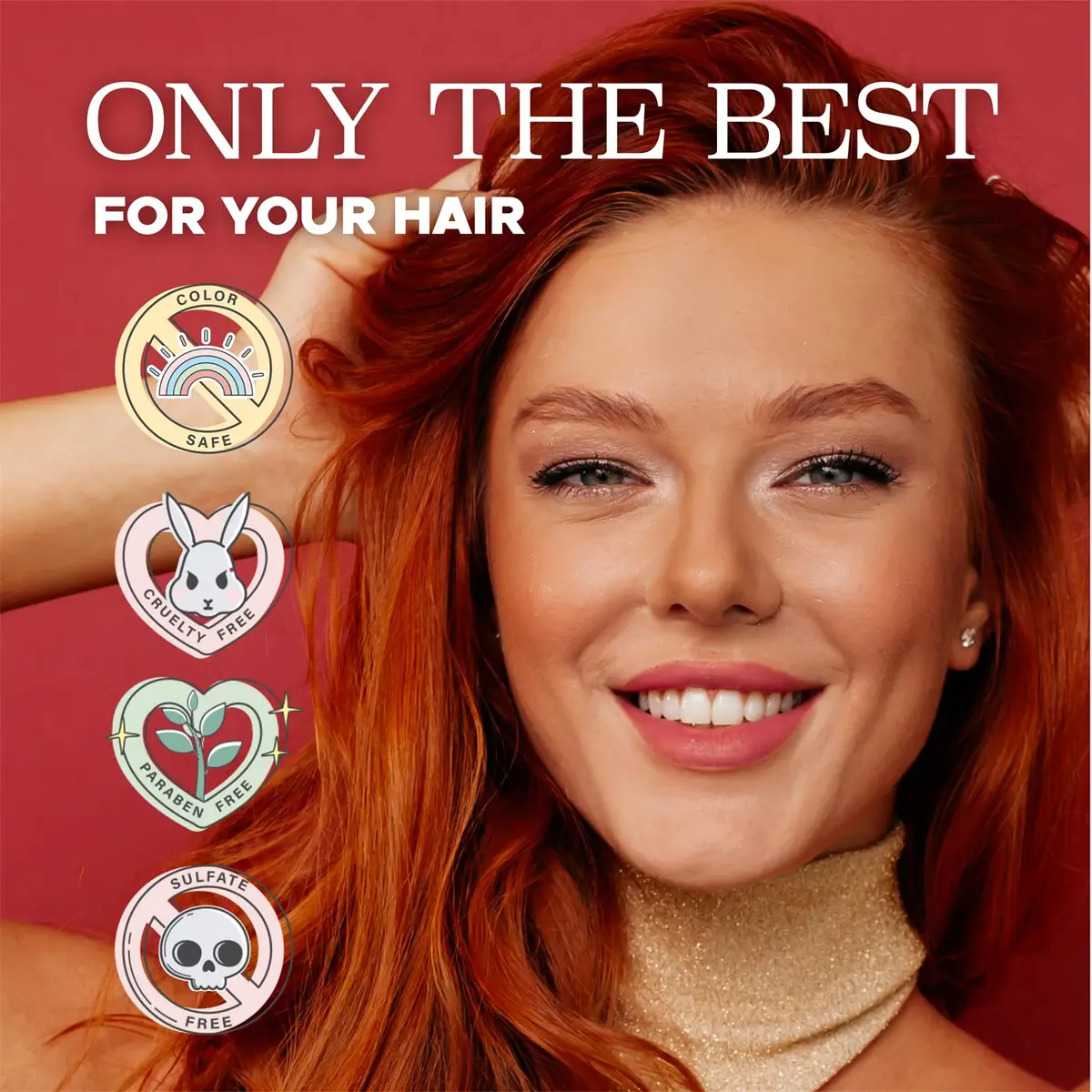 Luseta Red Hair Travel Size Shampoo and Conditioner 1.01oz | Revives & Enhances Fiery Tones - view 6