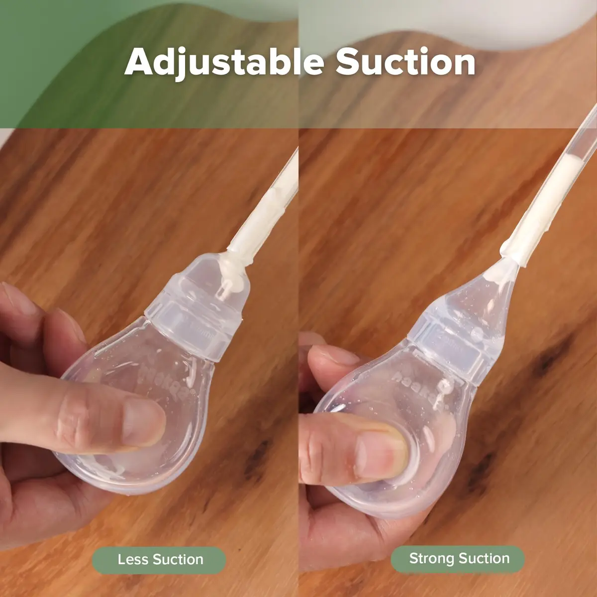 Haakaa Silicone Baby Nasal Aspirator Bulb Syringe with 2 Tips | Gentle Mucus Removal for Newborns & Toddlers - view 4