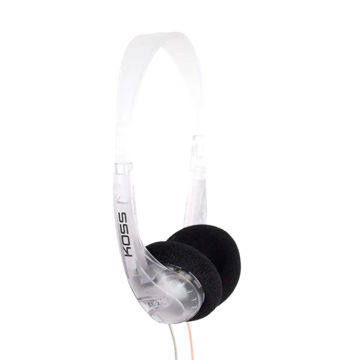 Koss CL/2 Clear Retro 90s Style On-Ear Headphones, Wired Plug | Balanced Sound & Vintage Design - main product image