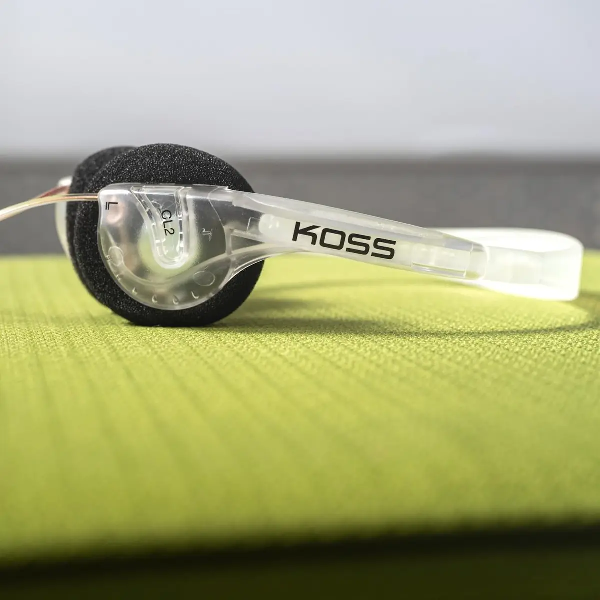 Koss CL/2 Clear Retro 90s Style On-Ear Headphones, Wired Plug | Balanced Sound & Vintage Design - view 4