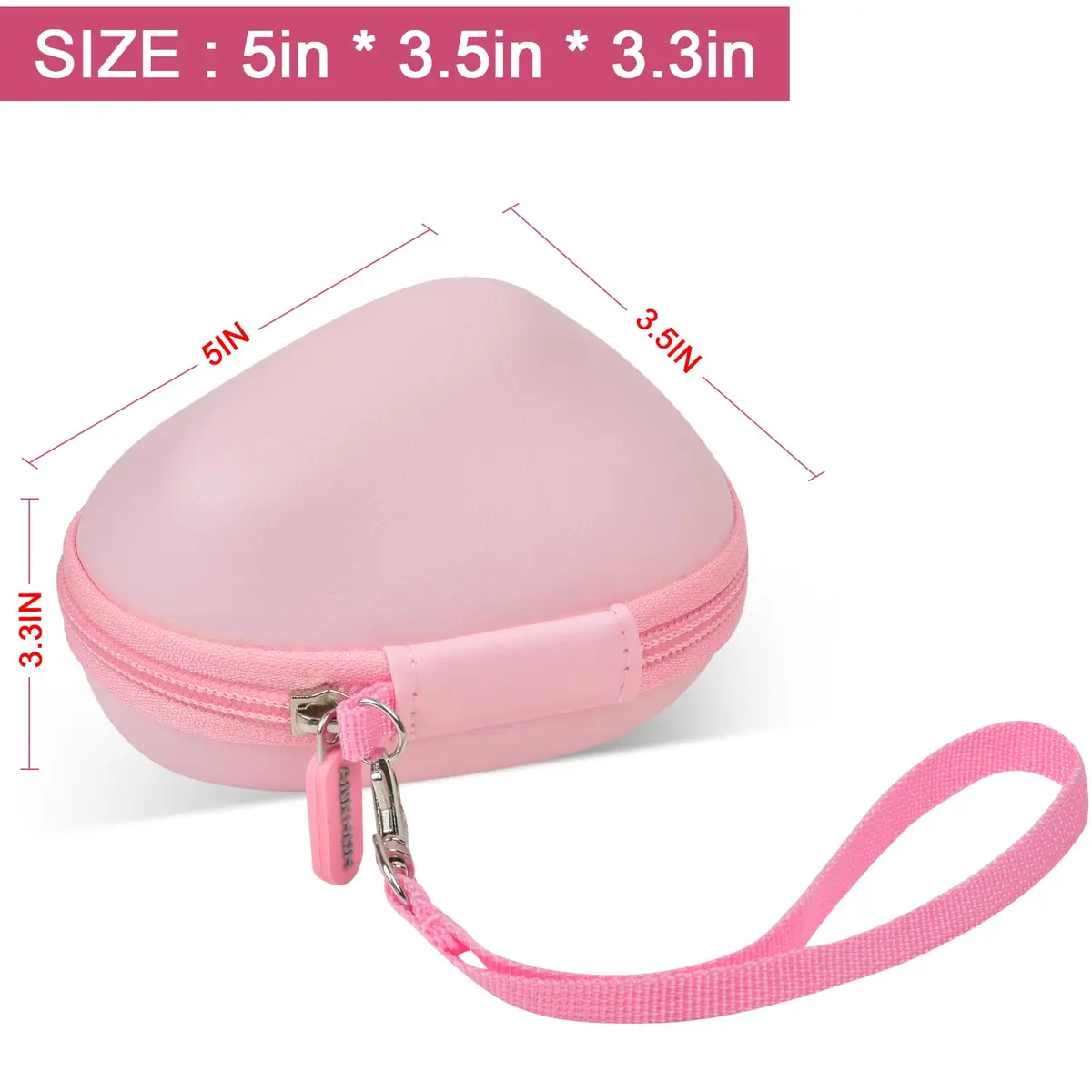 ANKHOH Pink Portable Electronic Device Cover for Logitech Lift Vertical Mouse | Travel & Storage - view 6