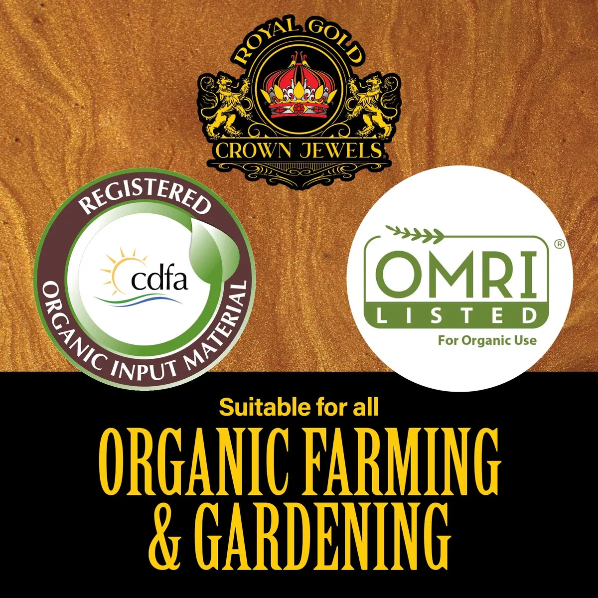 Royal Gold Organic All Purpose Fertilizer 20 lbs | OMRI & CDFA Certified for Organic Gardening - view 5