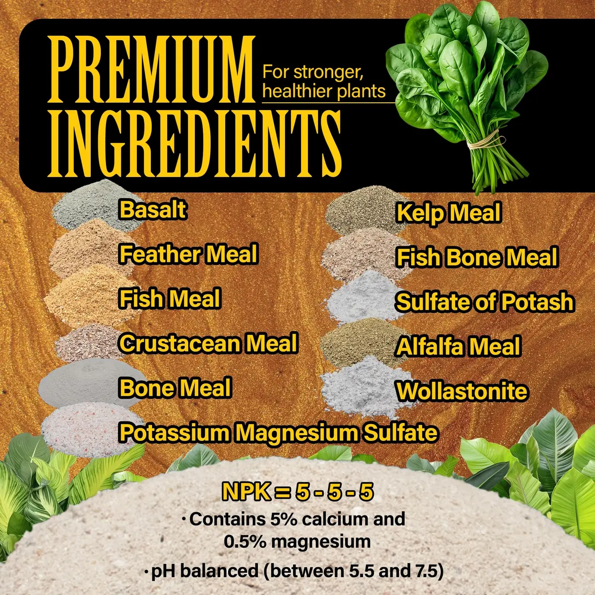 Royal Gold Organic All Purpose Fertilizer 20 lbs | OMRI & CDFA Certified for Organic Gardening - view 2