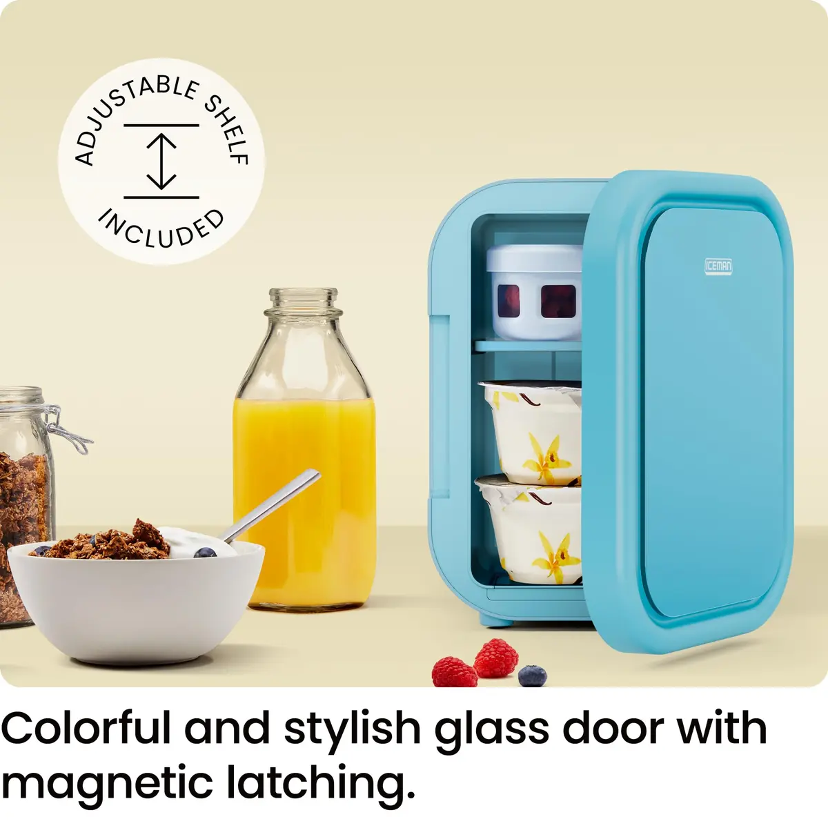 Iceman Portable Mini Fridge 4L | Fits 6 x 12 oz Cans, Cooler & Heater, Car & Office Use - view 5