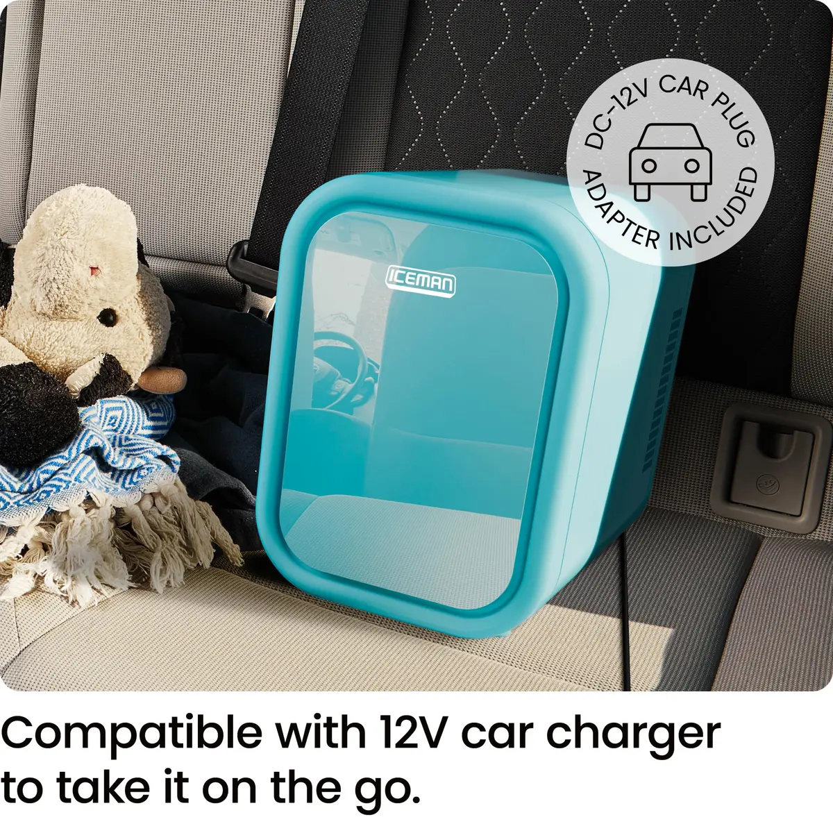 Iceman Portable Mini Fridge 4L | Fits 6 x 12 oz Cans, Cooler & Heater, Car & Office Use - view 3