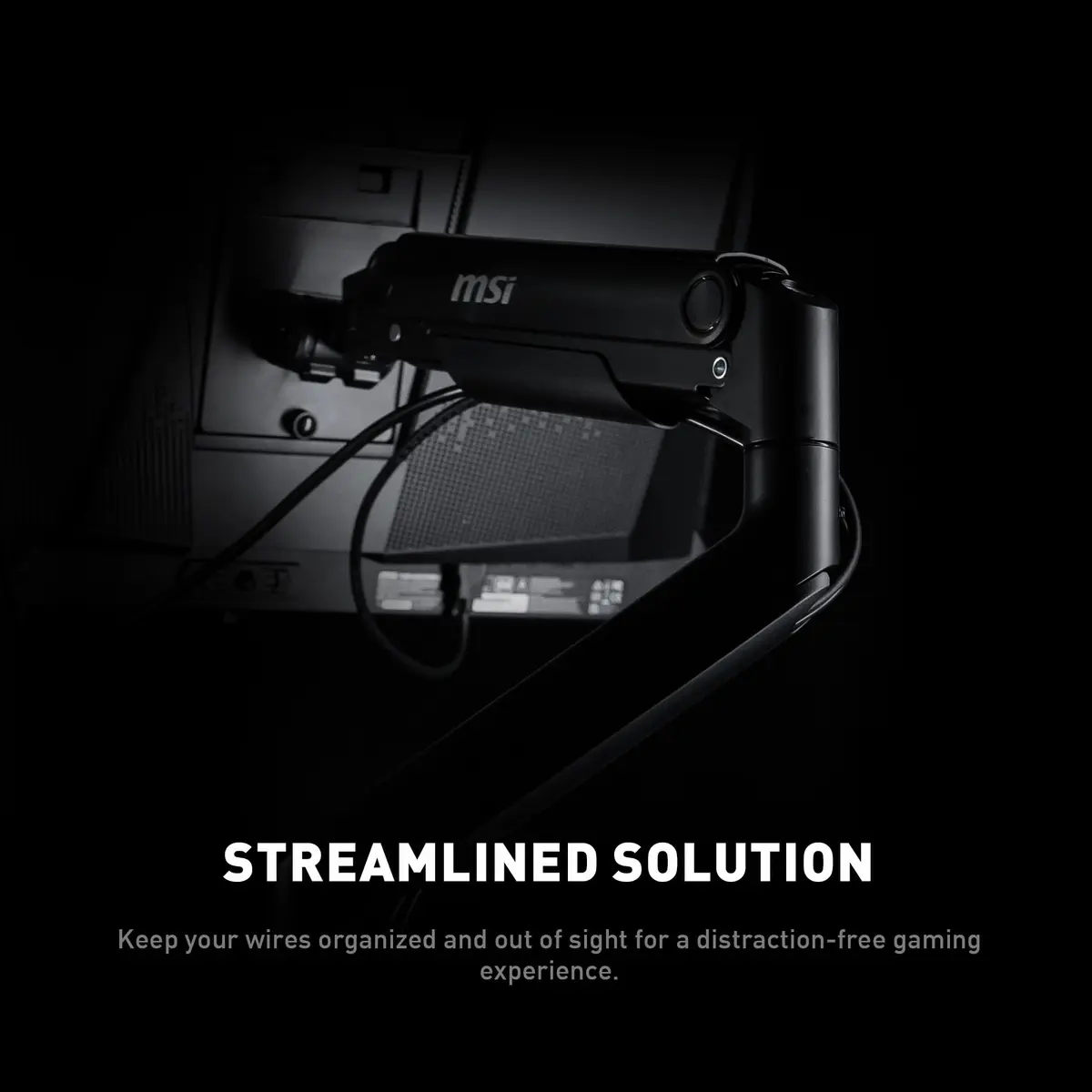 MSI MAG MT201D Dual Monitor Stand Arms Support 17-45" | Heavy Duty, VESA Compatible, Adjustable, 44 lbs per Screen - view 6